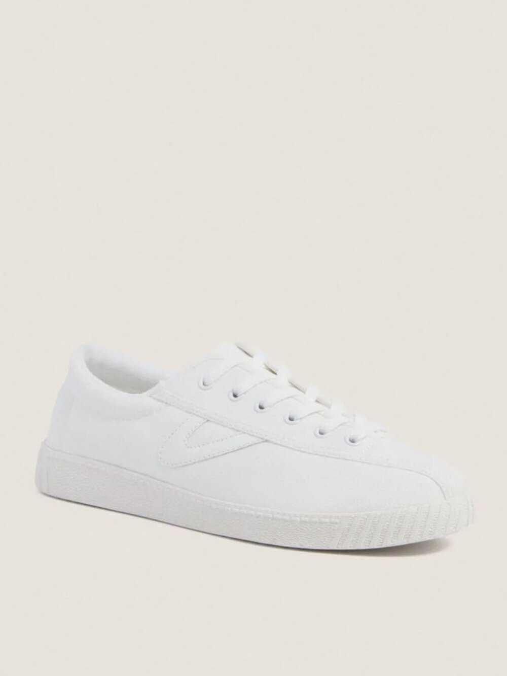Tretorn Nylite Canvas Sneakers in White 7 New with Box Womens Athletic Shoes - Picture 11 of 15